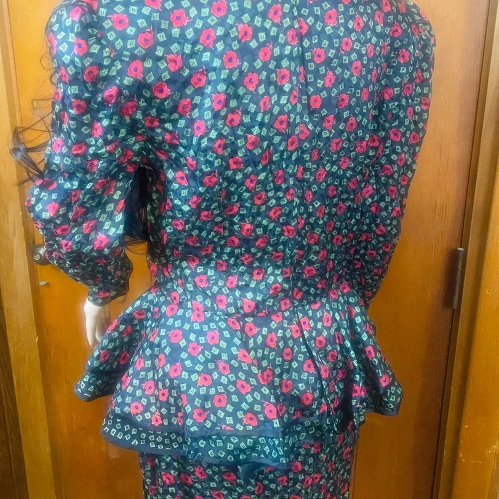 Vintage Joan Sparks for Daniel Barrett Dress 80s